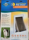 Petsafe Extreme Weather Pet Door Medium White 3-flap Insulated Dog Cat Door Nib
