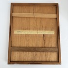 Vintage Japanese Woodblock Original Print 1830-1860 Edo-meiji Era Wooden Frame