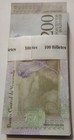 100 Pcs Of Venezuela 200 Soberano Bolivares 1 Bundle Banknotes 2018 Uncirculated