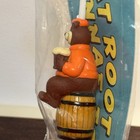 Rare 2001 A w Root Beer - Rooty The Great Root Bear Straw Holder Toy 4  New