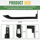 Black Refrigerator Door Handle Replacement For Frigidaire Models