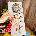 Large Flower Stencils For Painting  6pcs 12 X 11 8 X 5 9 Inches 