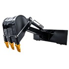 Hydraulic Digging Arm Attachment For Bobcat Skid Steer Loader With 16  Bucket