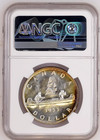1953 Canada Silver  1 Dollar Shoulder Fold Ngc Ms-64 Swl