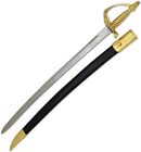 32  Revolutionary War Battle Of Bunker Hill Combat Ready Sword With Scabbard