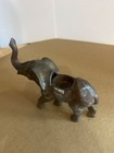 Cast Metal Lucky Elephant Incence Burner  Missing Top
