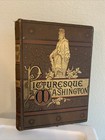 1884 Antique American History Book  picturesque Washington  Joseph Moore Capitol