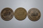 Vintage Wooden Nickels - Independence  Mo 1859   1959 - Set Of 3