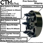 4x 1 5  6x5 5  6x139mm  Hubcentric Wheel Spacer Adapter Fit Tacoma 4runner more