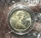 Vintage Toned 1967 Silver Canada Goose Dollar 80  Silver Canadian