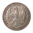 1927 A Germany 3 Reichsmark Silver Marburg University 400th Anniversary World