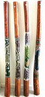 Didgeridoo Instrument Hand Painted Solid Teak Wood Aboriginal Design Percussi   