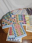 Vintage Christmas religion Seal Stamp Sheets Lot
