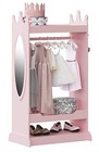 Kids Dress Up Storage With Mirror costume Wardrobe For Kids  Open Hanging 