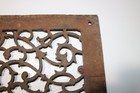 Vintage Architectural Salvage Grate Vent Iron Metal 11 3 4  X 13 3 4 