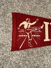 Vintage Antique 1940s Era Iu Indiana University Football Pennant 11   x30   