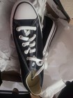  new  Unisex Converse Chuck Taylor All Star Low Ox Black   White  m9166      
