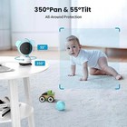 Iegeek 5 Video Baby Monitor With 1080p Hd Camera Wifi App Control Night Vision