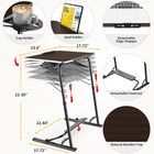 Upgraded Folding Tv Tray Table - Extra Large   Sturdy Laptop Table For Couch