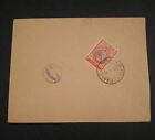Very Rare Middle East 1911 Cover To Iraq    crescent    Very Scarce Local Postmark