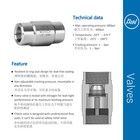 Aw   304 316 Ss Check Valve Female Thread Bspp Non-retrun Valves 600psi