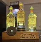 Tequila Fortaleza Original 3 Bottle Led Light Illuminated Display Stand W tahona
