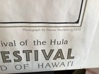 1983 Merrie Monarch Hula Festival Poster 24  X 20  Hilo Hawaii Big Island Rare
