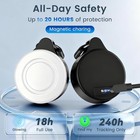 Smart Pet Tracking Led Collar Light 6 Modes Night Walking Ip68 Waterproof