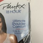 Playtex 18 Hour Wireless Bra 4693 Ultimate Shoulder Comfort Smoothing Black 38dd