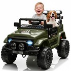 Kids Ride On Toy Car Parental Remote Control Electric 2-seater Truck Best Gifts
