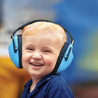 Kids Hearing Protection Earmuffs 23db Nrr Folding Adjustable Ages 6m To 8y 