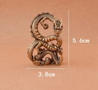 Brass Dragon Figurine Small Animal Statue Table Office Home Decoration Toy