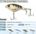 Whopper Plopper 75mm 17g Topwater Rotating Wobbler Crankbait Lure - 28 Colors
