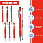 12pcs Black Ink Ballpoint Pen With Stylus Tip 1 0 Mm Metal Pen Stylus Pen Touch