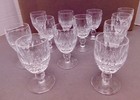 Set Of 12 Waterford Crystal Colleen Short Stem White Wine Glasses 4 1 2 