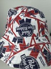 Pabst Blue Ribbon Beer Bucket Hat Cap Advertising Print Sun Beach Unisex One Siz