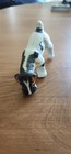 Wire Fox Terrier Figurine Made In Occupied Japan Vintage Ceramic