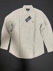 Ralph Lauren Polo Men s Classic Fit Dress Shirt Light Grey 2xl   Xxl Nwt
