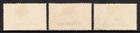 British Levant     Scott 62  64     1921 Surcharge High Values     Used     Scv  132