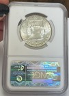 1956 Franklin Half Dollar Ms64 Fbl Ngc Blast White Portrait Label