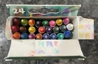 Crayola Pearl Crayons  24 Count  Pearlescent Colors  New Return  1 Broken Tip