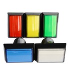 Light Your Arcade Square Rectangle Push Buttons Illumilated Led W  Microswitch R