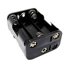 6xaa Battery Holder With 9v-style Snap Connectors 9v - Philmore Bh363