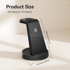 3in1 Wireless Charger Dock Charging Station For Apple Watch 10 Iphone 16 Pro Max
