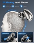 7d Head Shaver For Bald Men  5-in-1 Electric Razor  Ipx7 Waterproof