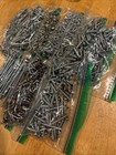 Lot Of Miscellaneous Zinc Plated Flat Head Slotted Screws