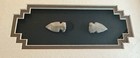 Ginny Hogan Matted And Framed Print - Petroglyphs   Arrow Heads