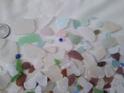 Genuine Surf Tumbled Beach Sea Glass Assorted Colors Lot Of Over 540 Pieces