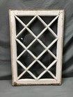 Antique Vintage Single 17 Lite Window Sash Shabby White Chic 21x31 Old 1221-25b