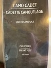 New Girls Camo Army Cadet Camouflage Halloween Costume Hat   Dress Small 4-6